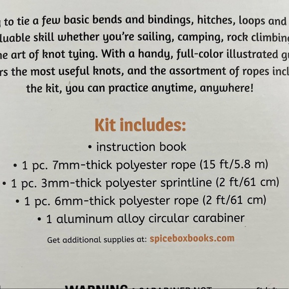NEW! Guide to Essential Knots Instruction Book & Kit - Picture 5 of 8